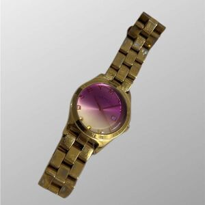 Marc Jacobs Watch with Purple Gradient Dial